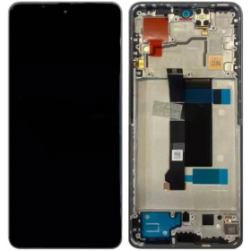 Xiaomi Poco X6 5G (compatible with Redmi Note 13 Pro 5G) scherm (blauw) (met een frame) (origineel)