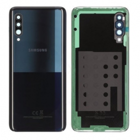 Samsung A908 Galaxy A90 5G 2019 achterkant (zwart) (gebruikt grade B, origineel)