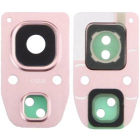 Samsung A320F Galaxy A3 (2017) / A520F Galaxy A5 (2017) / A720F Galaxy A7 (2017) camera glas (roze)