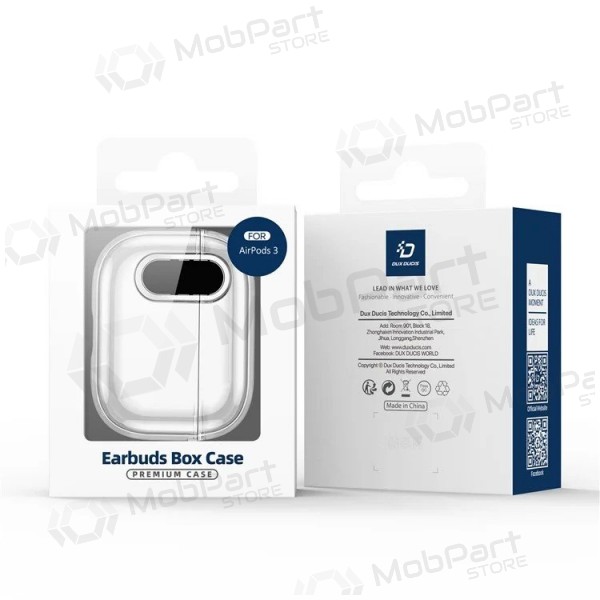 Hoesje Dux Ducis PECL Apple AirPods 3 grijs