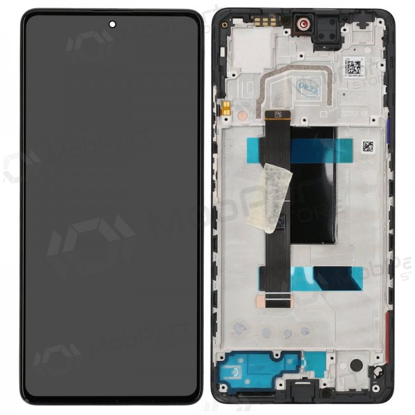 Xiaomi Redmi Note 12 Pro 5G / Poco X5 Pro 5G scherm (zwart) (met een frame) (origineel)