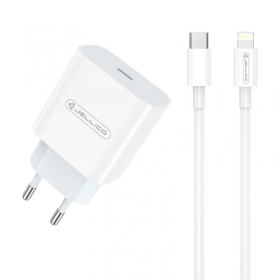 Lader Jellico AK180 20W USB-C + USB-C to Lightning cable 1.0m wit
