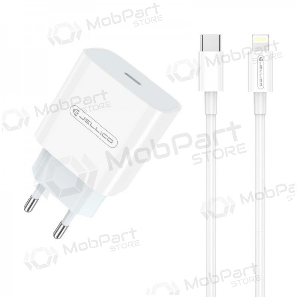 Lader Jellico AK180 20W USB-C + USB-C to Lightning cable 1.0m wit