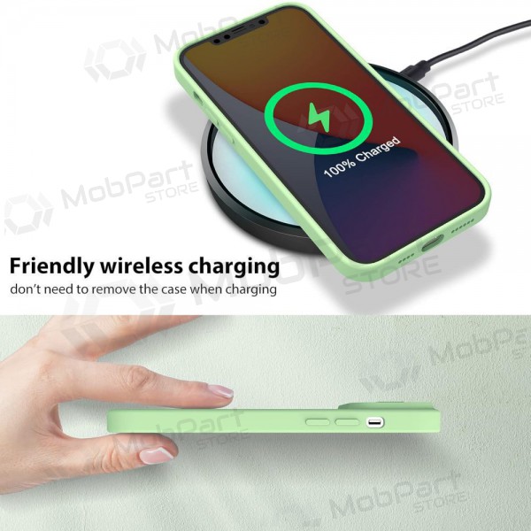 Apple iPhone 14 Pro Max hoesje „Nillkin Silicone“ (licht groen)