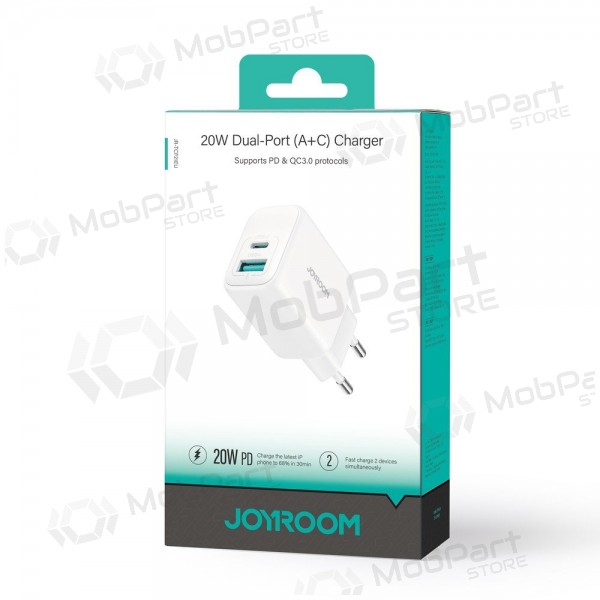 Lader Joyroom JR-TCF21 USB-C/USB-A PD20W wit