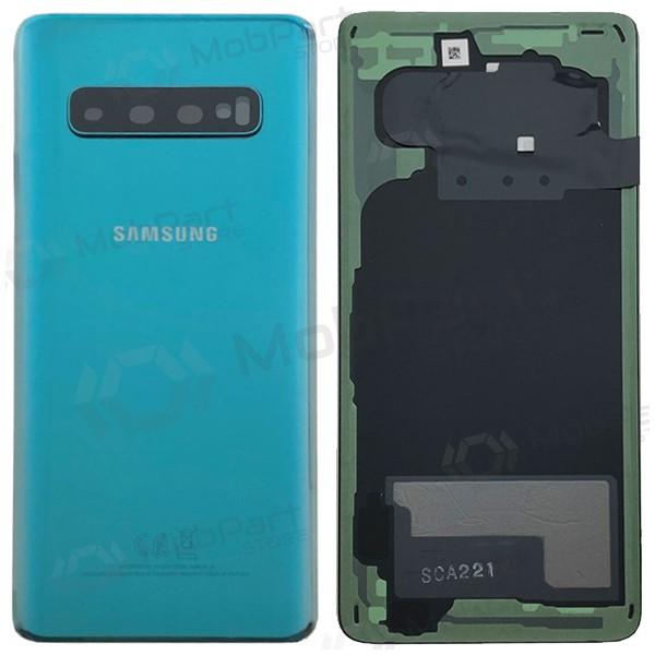 Samsung G973 Galaxy S10 achterkant groen (Prism Green) (gebruikt grade C, origineel)