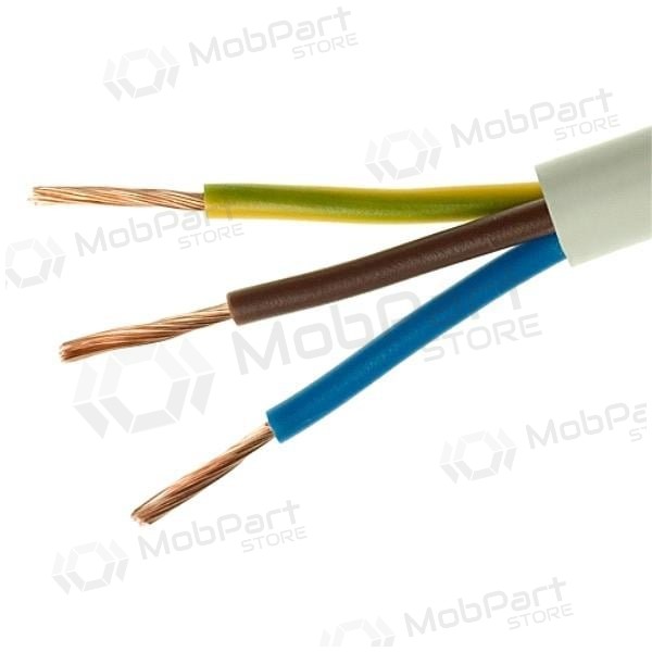 Flexibele kabel OMY H03VV-F 3x0.75 mm² koper PVC 100 m haspel