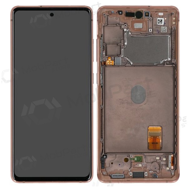 Samsung Galaxy S20 FE scherm (Cloud Orange) (met een frame) (origineel)