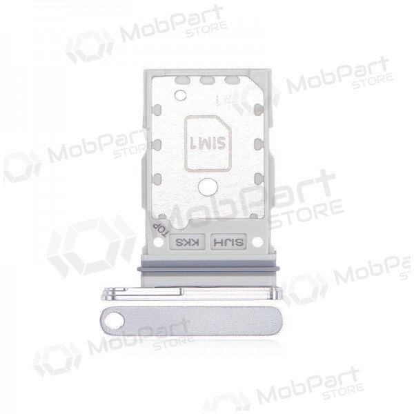 Samsung Galaxy S22 Ultra Dual SIM-kaarthouder (wit) (origineel)