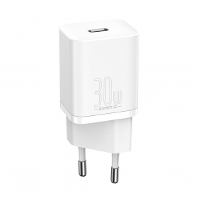 Lader buitinis Baseus Super Si 30W wit CCSUP-J02