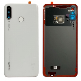 Huawei P30 Lite / P30 Lite New Edition 2020 48MP achterkant wit (Pearl White) (gebruikt grade B, origineel)