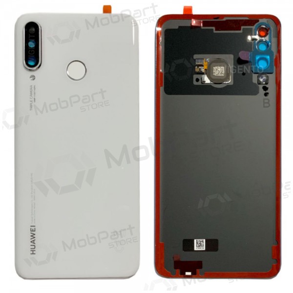 Huawei P30 Lite / P30 Lite New Edition 2020 48MP achterkant wit (Pearl White) (gebruikt grade B, origineel)