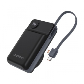 Externe batterij Power Bank Choetech B696 15W Magsafe 20000mAh zwart