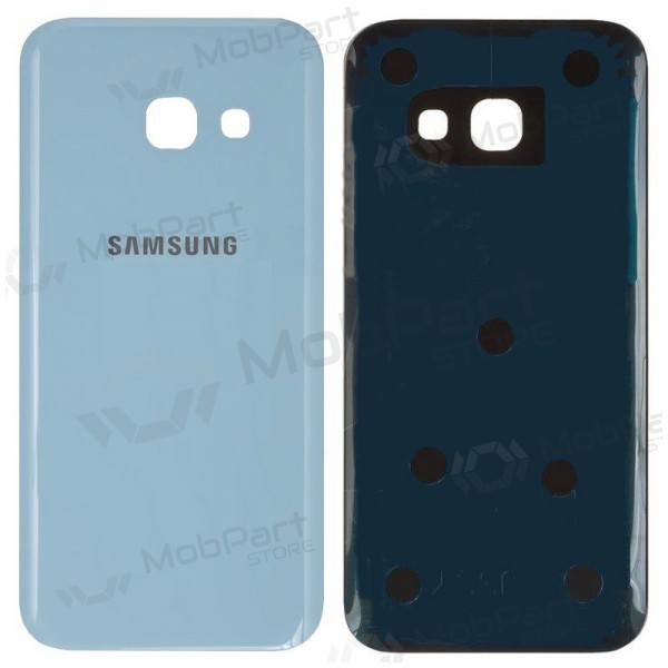 Samsung A320 Galaxy A3 2017 achterkant lichtblauw (blue mist) (gebruikt grade A, origineel)