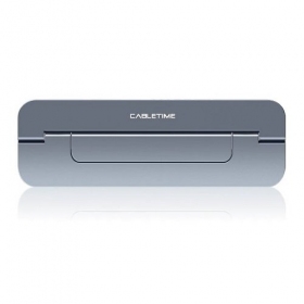 Nešiojamo kompiuterio stovas, grijs