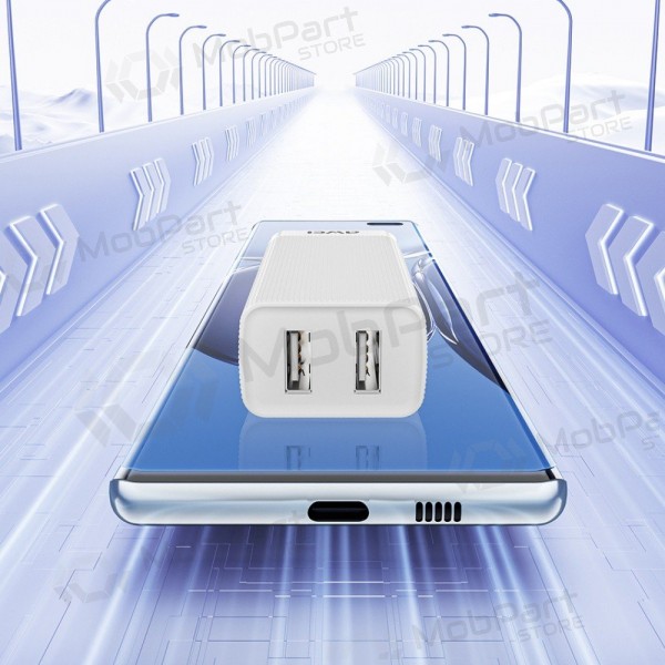 Lader Awei C15-EU 2xUSB-A 10W wit