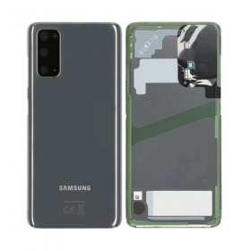 Samsung G981F / G980 Galaxy S20 achterkant grijs (Cosmic Grey) (gebruikt grade C, origineel)