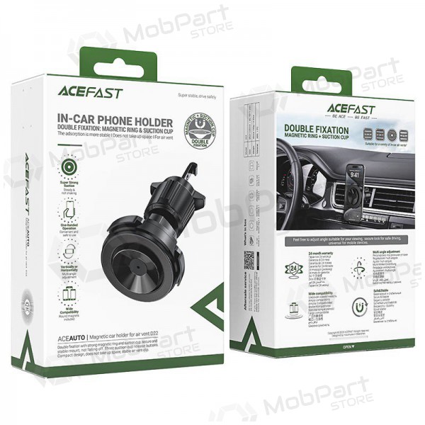Autotelefoonhouder Acefast D22 (air vent) zwart