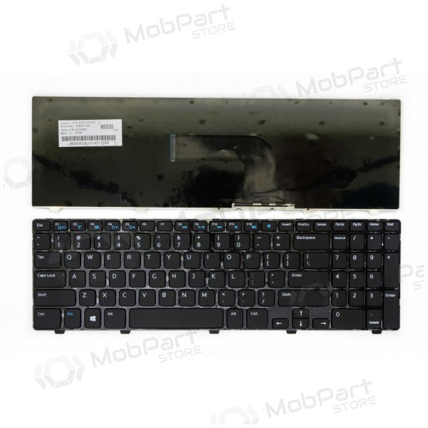 DELL Inspiron 15: 3521, 3537; 15R: 5537, 5521; Vostro: 2521, V2521 toetsenbord