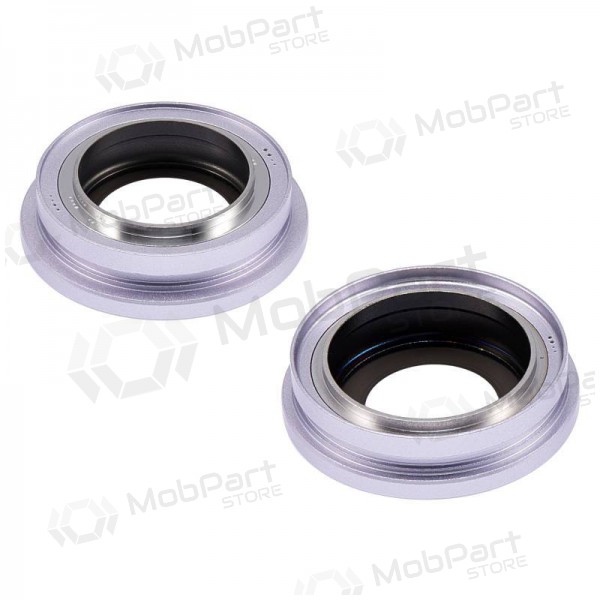 iPhone 14 / 14 Plus camera glas (2stuks) (purpurinis) (met een frame)