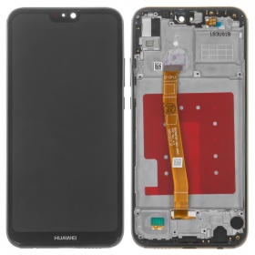 Huawei P20 Lite scherm (zwart) (met een frame)