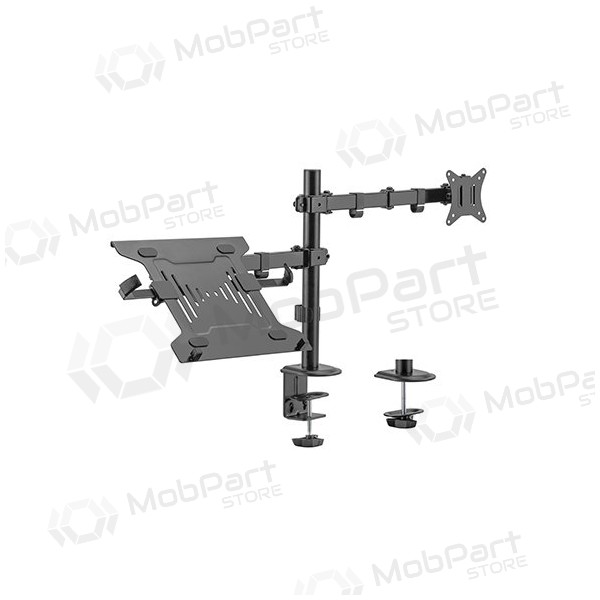 17”-32” monitoriaus en 10”-15.6” nešiojamo kompiuterio laikiklis