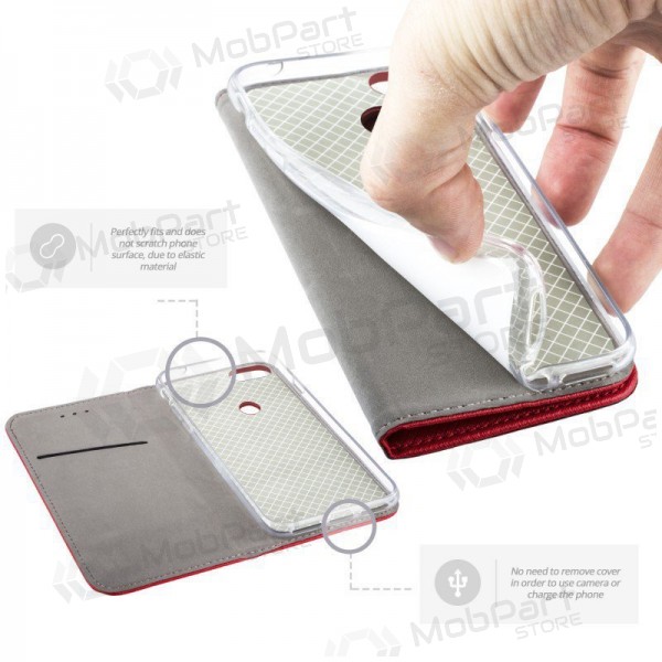Samsung Galaxy A57 hoesje - Smart Magnet (rood)