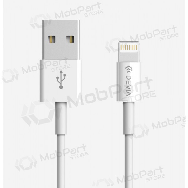 USB kabel Devia Smart Lightning 2.0m (wit)