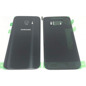 Samsung G930F Galaxy S7 achterkant (zwart) (gebruikt grade A, origineel)