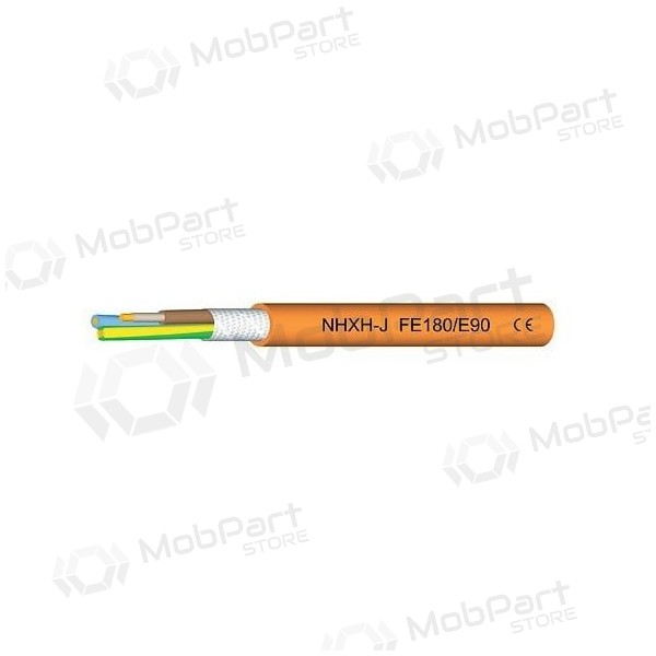 Stroomkabel Eupen NHXH FE-180/E90 5x4 mm² koper LSZH 1 kV