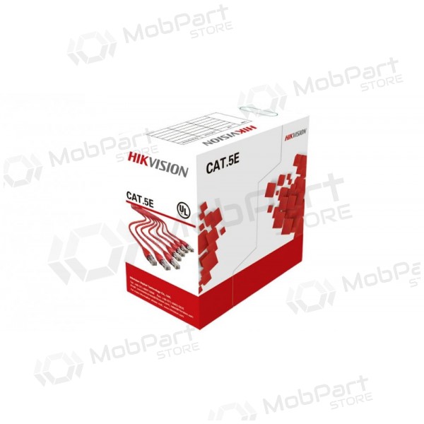 Netwerkkabel Hikvision UTP 5E (ader-0.50mm, rol 305m) DS-1LN5E-S