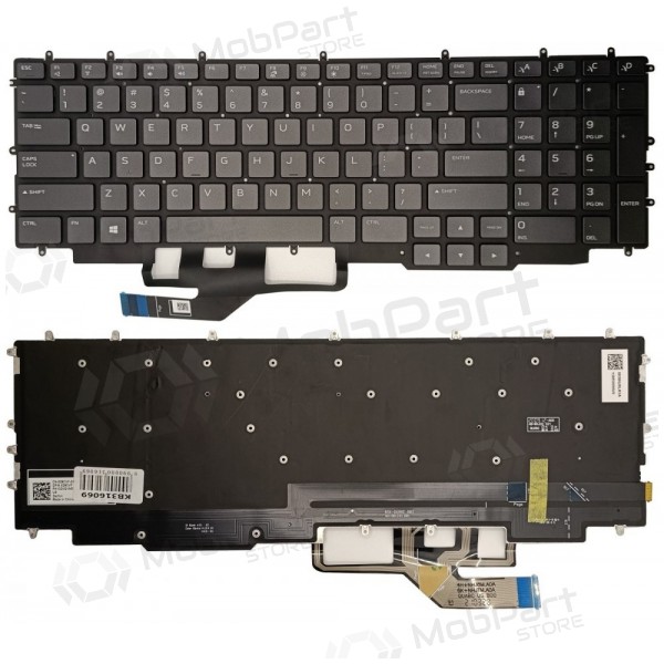 Toetsenbord DELL G7 17 7700, su spalvotu pašvietimu, US