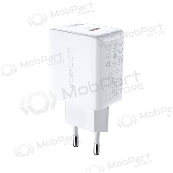 Lader buitinis Acefast A1 PD20W USB-C wit