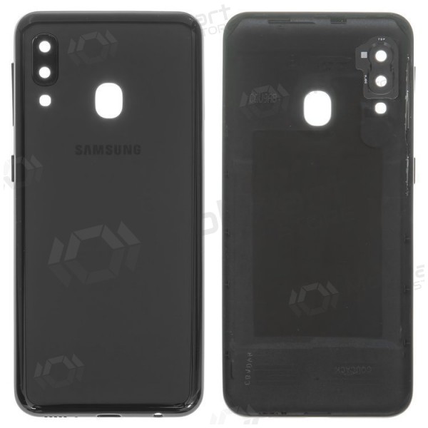 Samsung A202 Galaxy A20e 2019 achterkant (zwart) (service pack) (origineel)