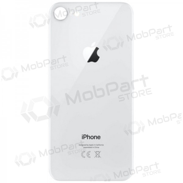 Apple iPhone 8 achterkant (zilverachtig) (bigger hole for camera)