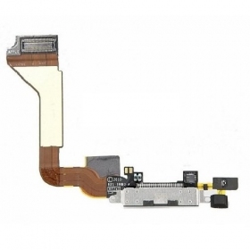 Apple iPhone 4 oplaadconnector (zwart) (gebruikt, origineel)