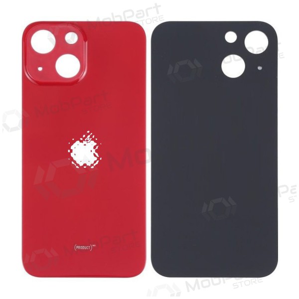 Apple iPhone 13 mini achterkant (rood) (bigger hole for camera)