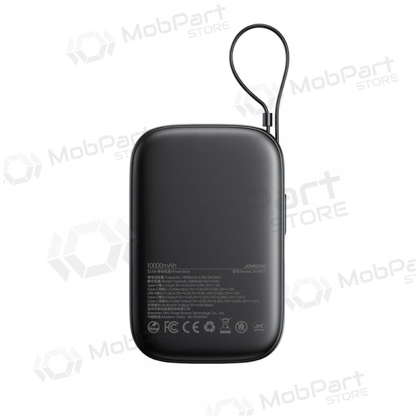 Externe batterij Power Bank Joyroom JR-PBF17 22.5W with USB-C cable 10000mAh zwart