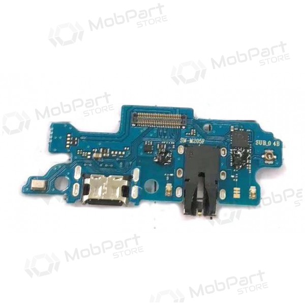 Samsung M205 Galaxy M20 2019 oplaadconnector en microfoon (service pack) (origineel)