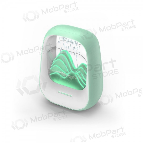 Ontspannende groene bluetooth-luidspreker met RGB-verlichting Relaxing Rain.