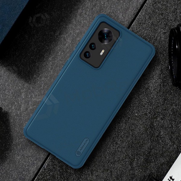 Xiaomi Redmi Note 12 / Note 12 4G hoesje „Nillkin Frosted Shield“ (blauw)