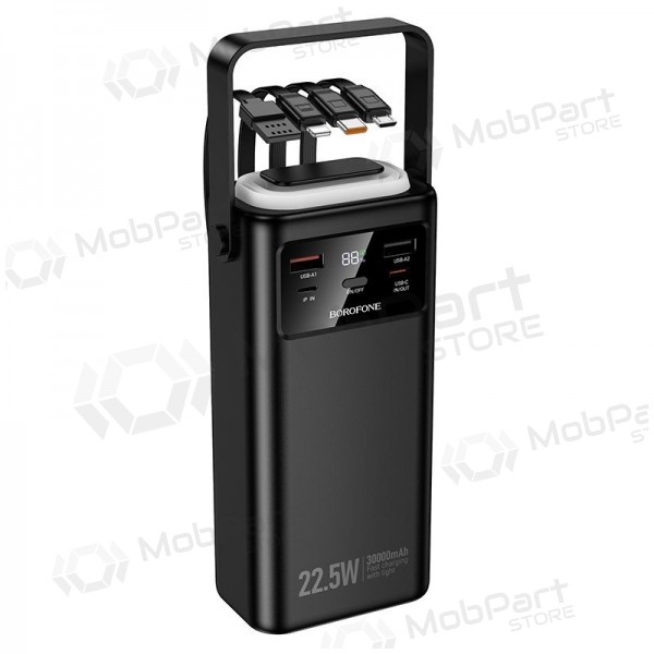 Externe batterij Power Bank Borofone BJ65 22.5W 30000mAh zwart