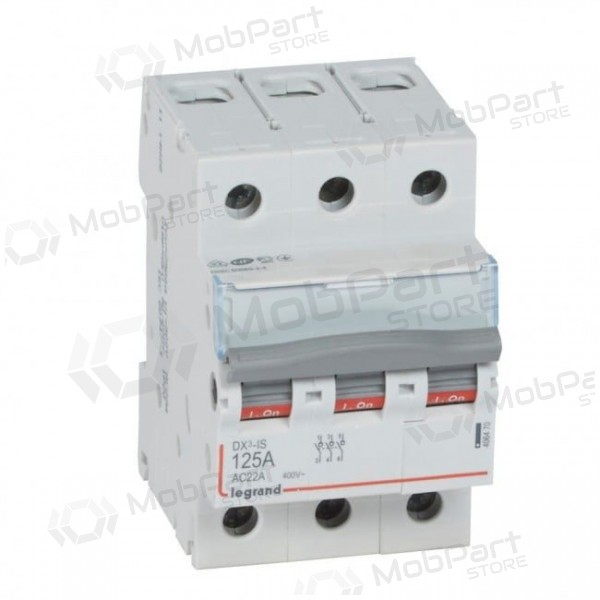 Kirtiklis MCB RX3 Legrand 406470 (125A, 3P, 230V, 6kA)