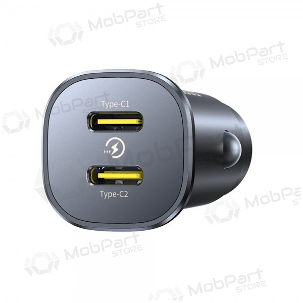 Autolader Baseus GoTrip 2xUSB-C 30W zwart C00072300123-01