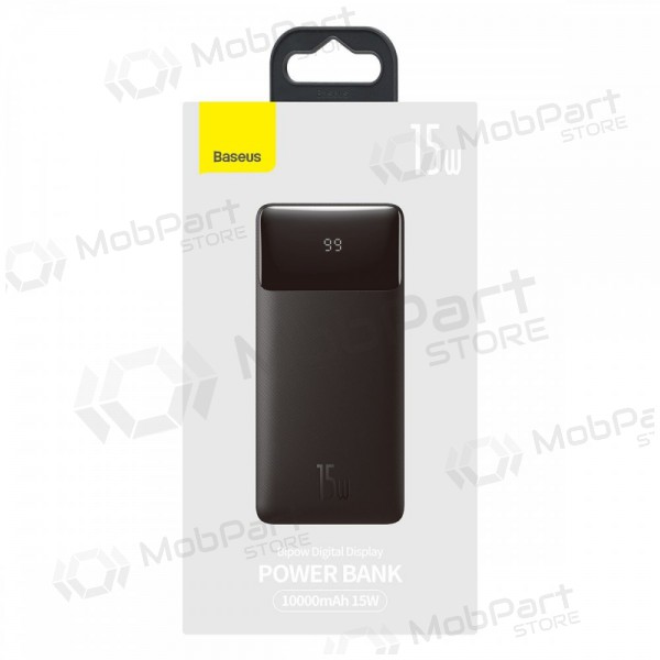 Externe batterij Power Bank Baseus Bipow Type-C PD+2xQuick Charge 3.0 15W 10000mAh zwart PPBD050001