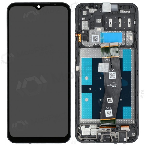 Samsung Galaxy A14 scherm (zwart) (met een frame) (Premium)