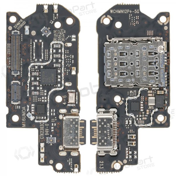 Xiaomi Redmi Note 12 Pro+ 5G oplaadconnector en microfoon (service pack) (origineel)