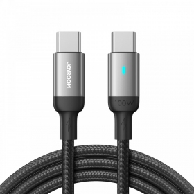 USB kabel Joyroom S-CC100A10 Type-C to Type-C 100W 1.2m zwart