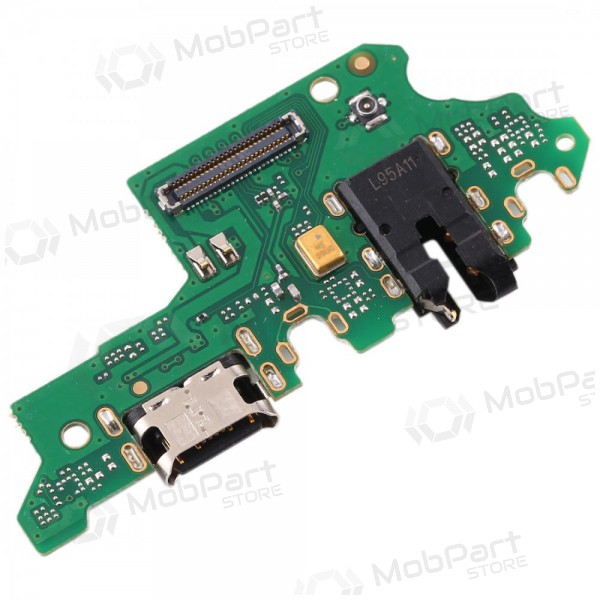 Huawei Honor 9X oplaadconnector en microfoon
