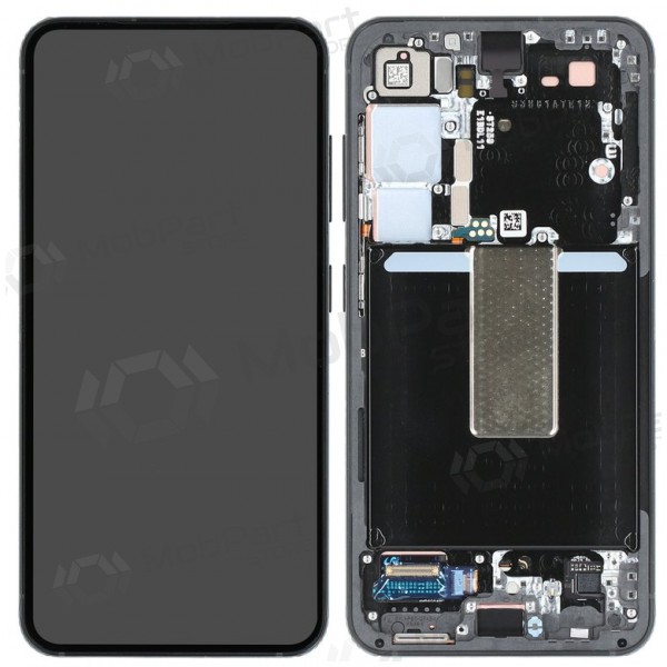 Samsung Galaxy S23 scherm (zwart) (met een frame) (origineel)